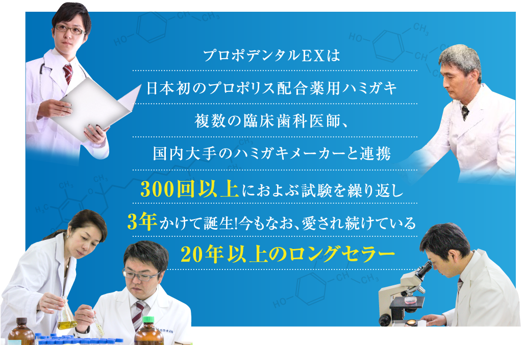 300回以上におよぶ試験を繰り返し