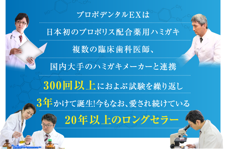 300回以上におよぶ試験を繰り返し